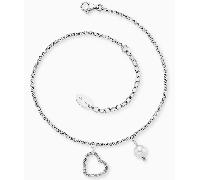 Engelsrufer - Engelsrufer-Fußkette-ERFS-HEART-PE silber