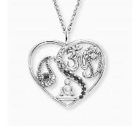 Engelsrufer - Engelsrufer-Halskette-ERN-YIYAHEART-26-ZI schwarz