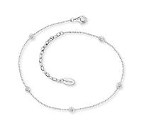 Engelsrufer Damen Fußkette ERF-LILMOON-ZI Sterling Silber 27 cm