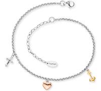 Engelsrufer Damen Fußkette ERFS-FLH-TRI Edelstahl 27 cm