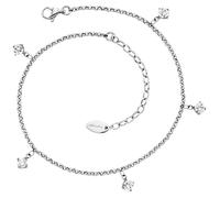 Engelsrufer Fußkette / Fußband - ERFS-SHINY-ZI silber