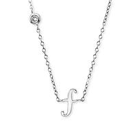 Engelsrufer Anhänger mit Kette ERN-INITIAL-F Buchstabe F Sterling Silber
