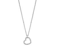 Engelsrufer Kette ERN-HEARTSHINY-S-ZI Herz, Damen, 925er Sterlingsilber, Zirkonia, 40+4 cm