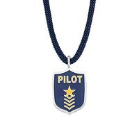 Engelsrufer Herzengel Jungen Kinder Halskette aus Edelstahl, recyceltem Polyester und einem Anhänger aus Emaille - Karabinerverschluss - längenverstellbar - nickelfrei