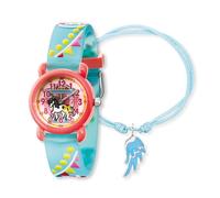 Engelsrufer Herzengel Kinder Uhrenset mit Karussell Motiv - analoge Armbanduhr, robustes Kunststoffgehäuse, weiches Band, 27mm, 3ATM mit passendem Nylonarmband und Stiftemäppchen