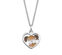 Herzengel Kette für Kinder Hund 925 Sterling Silber
