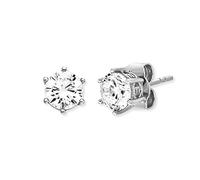 Engelsrufer Keep it so simple Damen Ohrstecker Shiny aus Sterling Silber mit Zirkonia - nickelfrei