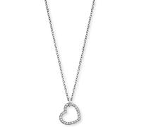 Engelsrufer Kette ERN-HEARTSHINY-S-ZI Herz, Damen, 925er Sterlingsilber, Zirkonia, 40+4 cm