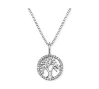 Engelsrufer Halskette aus Sterling Silber mit Zirkonia – Silber