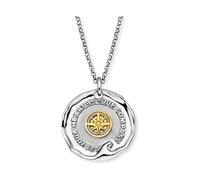 Engelsrufer ERN-TALISMAN-WAVE-BI Damen-Collier Talisman Zweifarbig