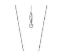 Engelsrufer Damen Anker Halskette aus Sterling Silber rhodiniert - in zwei Längen verstellbar - Karabinerverschluss - nickelfrei - Länge: 60 cm