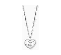 Engelsrufer Grußkarte Love mit Halskette Edelstahl Silber - Geschenk für Frauen - Emotionale Karte mit Schmuck - Liebe zeigen mit Stil
