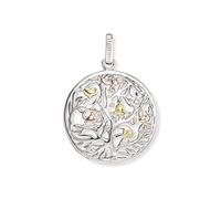 Engelsrufer Anhänger Lebensbaum Silber rh./ gold / rosé pl., 33mm