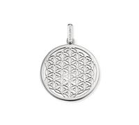 Engelsrufer Lebensblume Anhänger für Damen 925er-Sterlingsilber 33 mm
