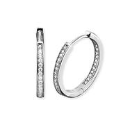 Engelsrufer Creolen ERE-LISA-ZI-CR 925/000 Sterling Silber mit Zirkonia