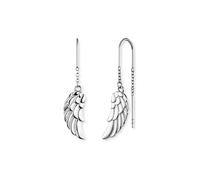 Engelsrufer Damen Ohrhänger aus Sterling Silber mit Flügel Anhänger in Silber mit Hakenverschluss, nickelfrei, Größe: 8mm, ERE-FLYWING