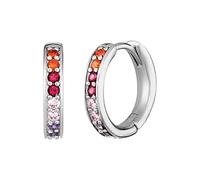 Engelsrufer Creolen Damen Keep it so simple ERE-WARM-ZIM-CR Silber 925 Zirkonia bunt 21mm Gr. 13