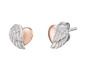 Engelsrufer Ohrstecker - Herz - ERE-LILHEARTWING-BI roségold