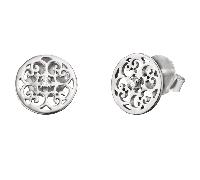 Engelsrufer Ohrstecker - Ornament Crystal - ERE-ORNA-ZI-ST silber