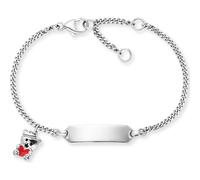 Herzengel HEB-ID-TEDDYLOVE Mädchen Armband Teddy Silber 15 cm