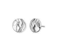 Engelsrufer Paradise Ohrstecker für Damen 925er-Sterlingsilber Weiße Zirkonia Größe 10 mm
