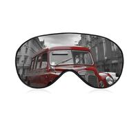 England Auto Augenmaske, Seitenschlafmaske, leichte Augenbinde, Schlafmaske, Nasenpolster und Gummiband für Kinder, Frauen und Männer