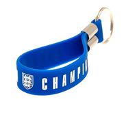 England Lionesses European Champions Wappen Silikon Schlüsselanhänger (Einheitsgröße) (Blau/Weiß), Blau/Weiß, Einheitsgröße