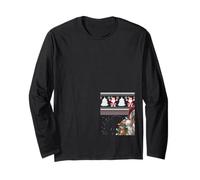 Englische Bulldogge Hässliche Weihnachtspullover Lustige Hundelichter Langarmshirt