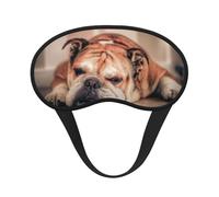 Englische Bulldogge,Vollständige Augenabdeckungen, lichtundurchlässige Schlafmasken, Verdunkelungs-Augenschützer