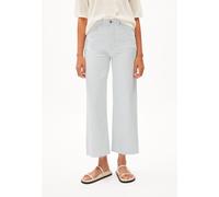 ENIJAA CROPPED | High Waist Wide Leg aus Bio-Baumwoll Mix - weiss (31-32)