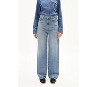 ENIJAA | Jeans Wide Leg High Waist Bio-Baumwoll Mix Non-Stretch - blau (33-32)