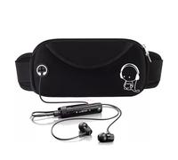 EnixwH Gürteltasche, Hüfttasche Kinder Laufen, Bauchtasche Wasserdicht Sport Jungen und Mädchen, Bauchtaschen Diebstahlschutz, Hüfttaschen Outdoor-Camping für Wandern Camping Gassi (Schwarz)