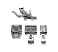 Eniyako Reißverschlussfuß-Set 3-teilig + Nähfußhalter Snap-On für Janome Nähmaschinen - 4-teiliges Set für Hosen, Kleider, Röcke, Kissenbezüge, Taschen, Jacken