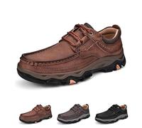 Enjerr Orthopedic Shoes Men, 2025 New Men's Orthopedic Hands-Free Slip On Loafers, Daily Wear Non Slip Loafers(Light Brown-B,45 EU)