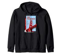 Enjoy Wear Cool San Francisco Golden Gate Bridge Graphic Kapuzenjacke