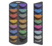 ENLACE 2 Stück Baseball Kappen Halterung, Einreihig und Doppelte Reihe Faltbar Cap Halterung Wand, Baseball Kappenhalter Organizer Aufbewahrung für Baseballmützen, Tür Rückwand Cap Halter