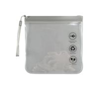 ENNSOO Tragbare Reise-Kulturbeutel, transparent, wasserdicht, Make-up-Größe, für Reisen, Damen und Herren, transparente Kulturbeutel für Kosmetik und Flüssigkeiten, 3 Stück, Grau, GRAU