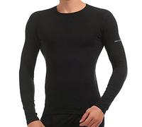 Enrico Coveri (3pack Shirt Langarm Baumwolle Bielastischem (XL It 50/52, Schwarz)