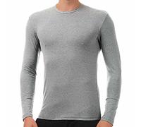 Enrico Coveri (3pack Trikotk Langarm Lang Baumwolle Bielastischem (It 48/50, Grau)