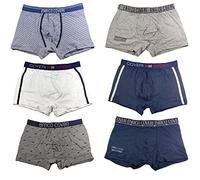 Enrico Coveri (6 Paar) Herren-Boxershorts aus Baumwolle, Muster je nach Verfügbarkeit (Abbildung beispielhaft), mehrfarbig, L