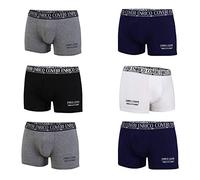 Enrico Coveri Boxershorts aus elastischer Baumwolle, 6 Stück, Mehrfarbig Medium