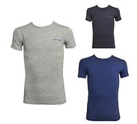 Enrico Coveri T-Shirt für Jungen/Jungen aus elastischer Baumwolle, 3er-Pack, mehrfarbig, 13-14 Jahre