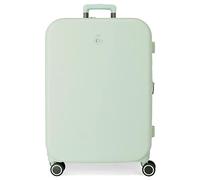 Enso Annie Medium Koffer Grün 48x70x28 cm Starres ABS Integrierter TSA-Verschluss 79L 4,32 kg 4 Doppelräder