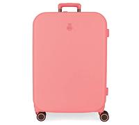 Enso Annie Medium Koffer Orange 48x70x28 cm Starres ABS Integrierter TSA-Verschluss 79L 4,32 kg 4 Doppelräder