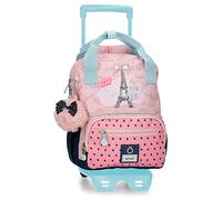 Enso Bonjour Vorschulrucksack mit rosa Trolley 23 x 28 x 10 cm Polyester 6,44 l