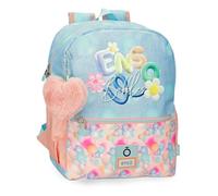 Enso Bubbles Schulrucksack mit Doppelfach, anpassbar an Trolley, mehrfarbig, 32 x 44 x 17 cm, Polyester, 23,94 l