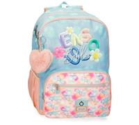 Enso Bubbles Schulrucksack mit Doppelfach, mehrfarbig, 32 x 44 x 17 cm, Polyester, 23,94 l