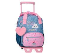 Enso Dreamer Rucksack mit Trolley, Blau, 23 x 28 x 10 cm, Polyester, 6,44 l, blau, Rucksack mit Trolley