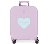 Enso Free Spirit Kabinenkoffer, blau, 40 x 55 x 20 cm, starr, 3,22 kg, seitlicher Kombinationsverschluss, ABS, 3,22 kg, 37 l, Handgepäck, blau, Talla única, Kabinenkoffer