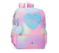 Enso Free Spirit Schulrucksack für Kinder, aus Polyester, breite und verstellbare Träger, Fronttasche., bunt, Talla única, Wanderrucksack